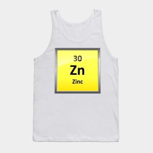 Zinc Element Symbol - Periodic Table Tank Top